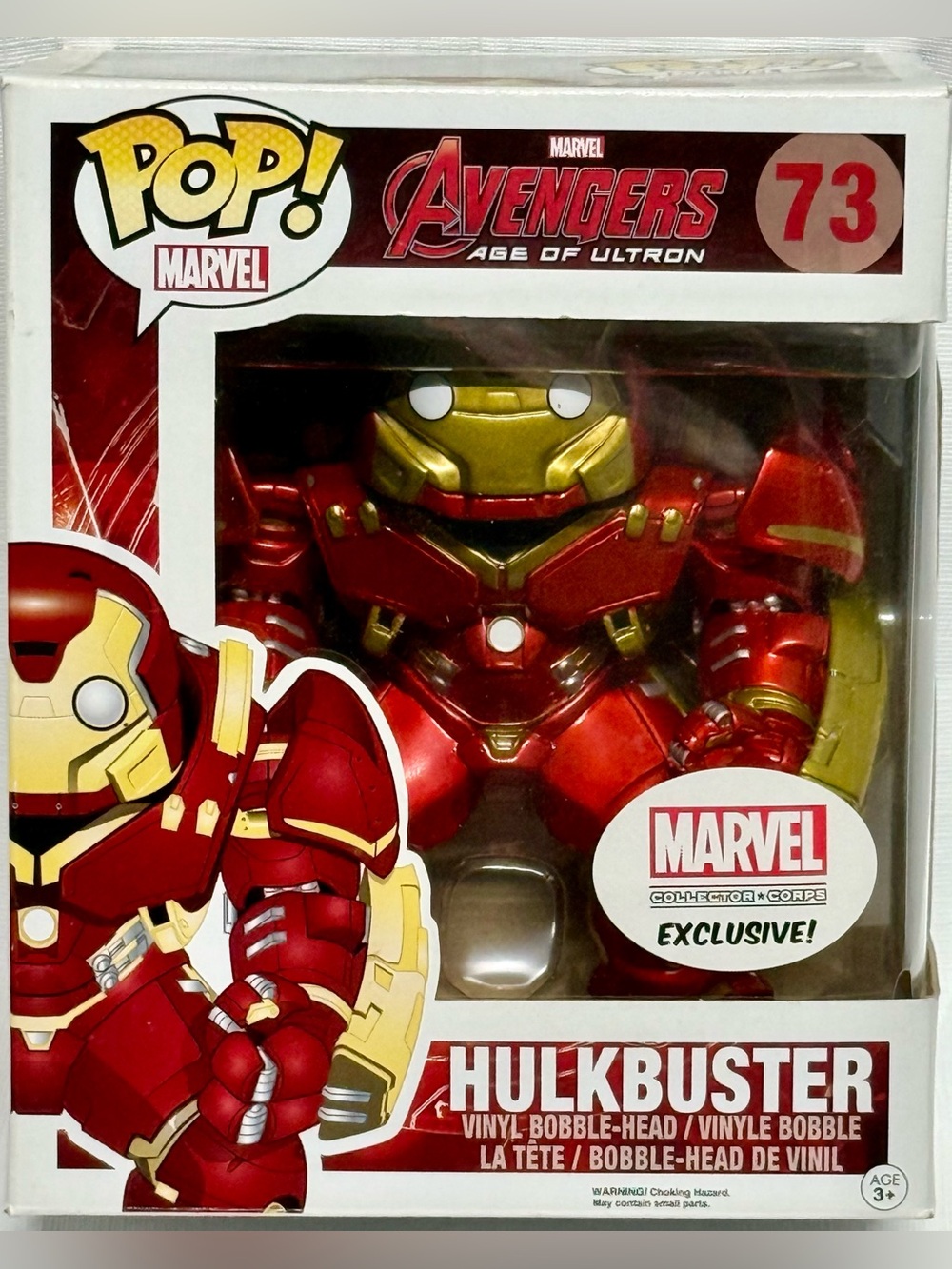 Funko Avengers Hulkbuster Pop! Vinyl Figure - Red, Gold